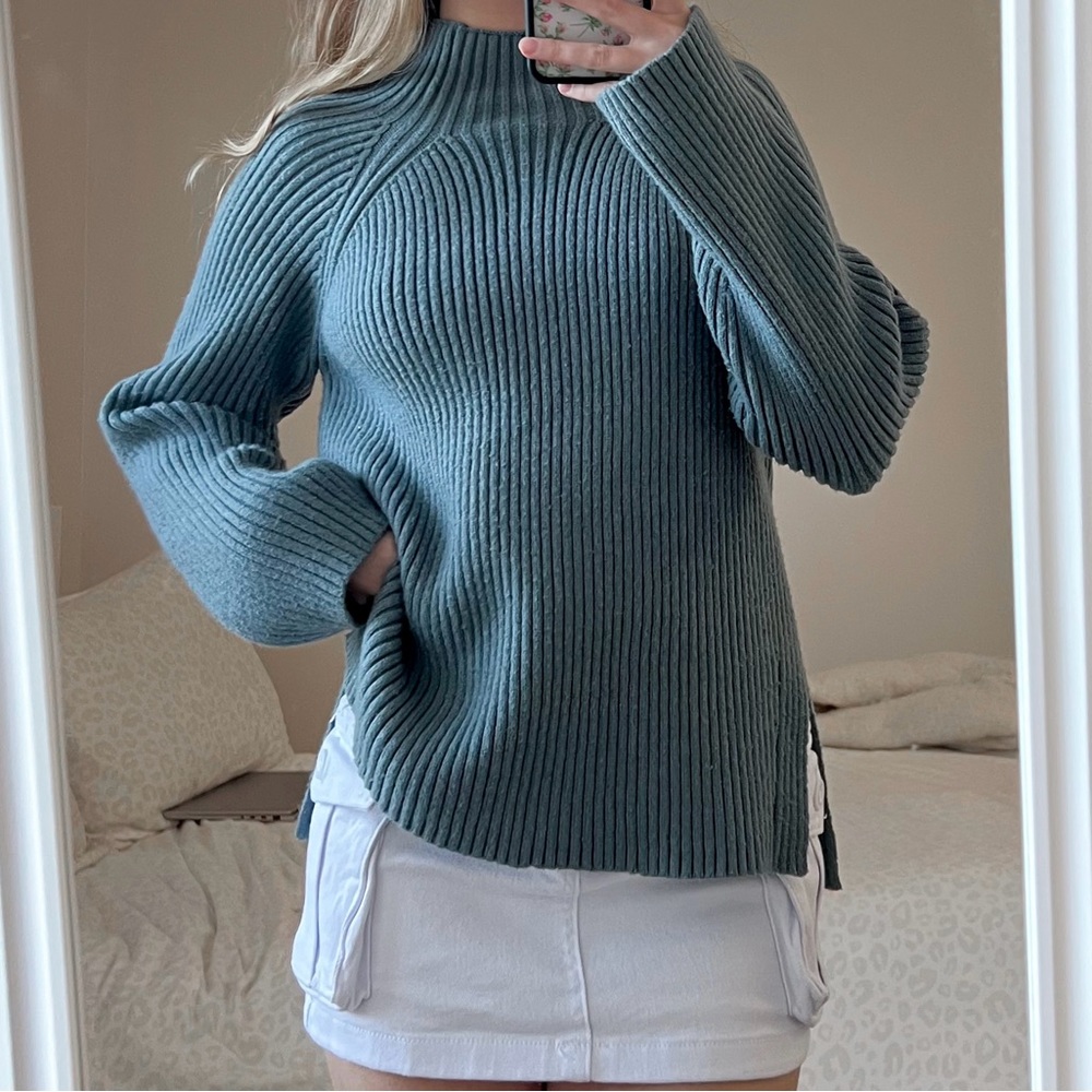 A New Day High Neck Ribbed Sweater